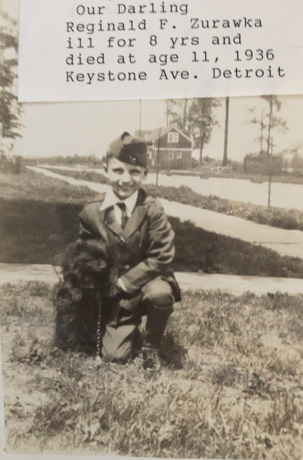 Reginald F. Zurawka, Christine "Penny" Zurawka's younger brother, who died at age 11